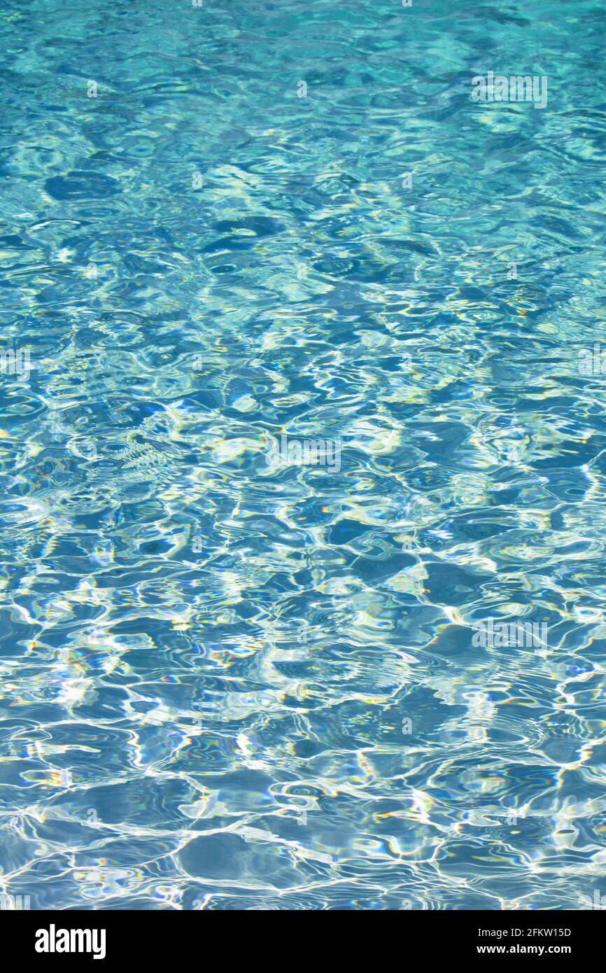 Photo for background material close up on the ripples of clear blue ...