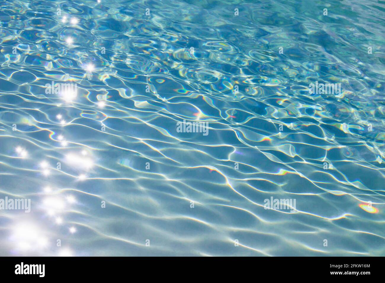 Photo for background material close up on the ripples of clear blue ...