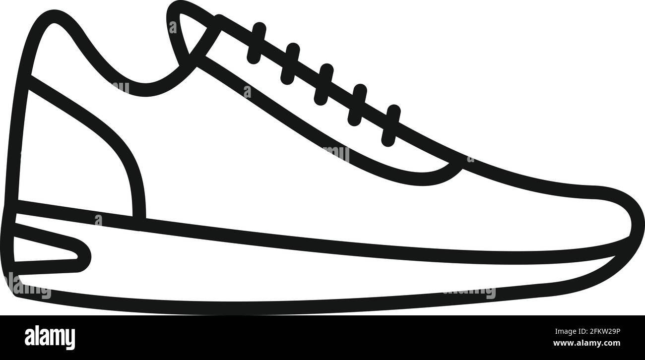 Sport shoe icon, outline style Stock Vector Image & Art - Alamy