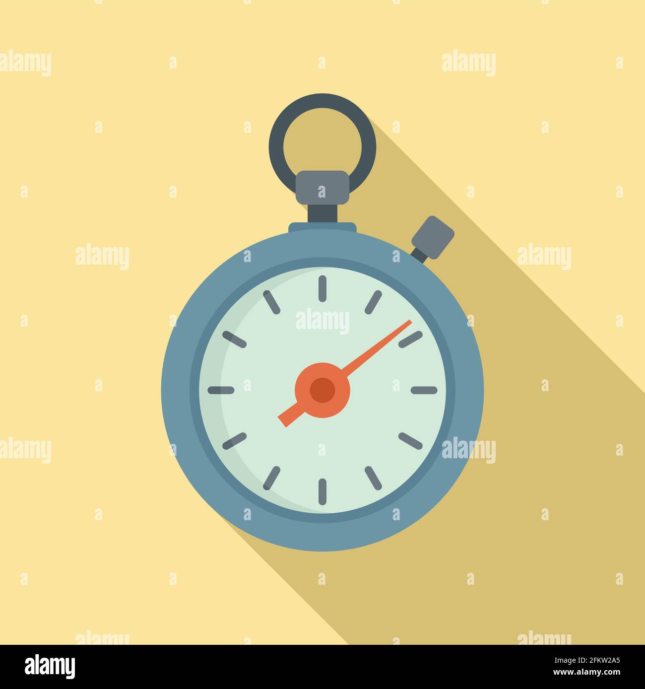 Sport stopwatch icon, flat style Stock Vector Image & Art - Alamy