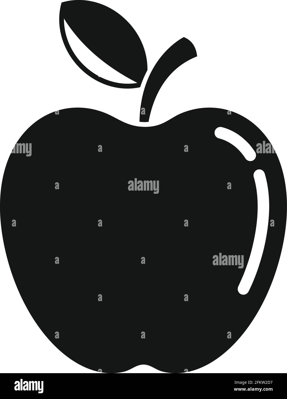 Fresh apple icon, simple style Stock Vector Image & Art Alamy