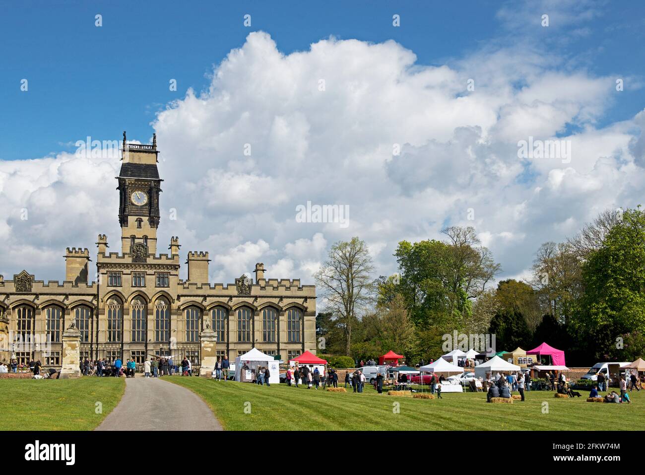 Outdoor market at Carlton Towers, a stately home in East Yorkshire