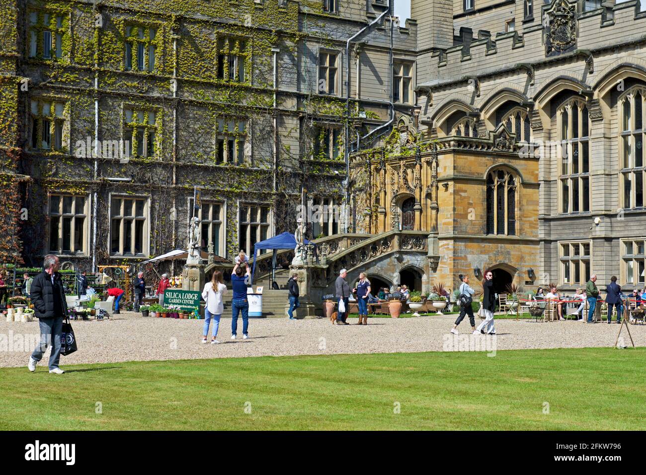 Outdoor market at Carlton Towers, a stately home in East Yorkshire