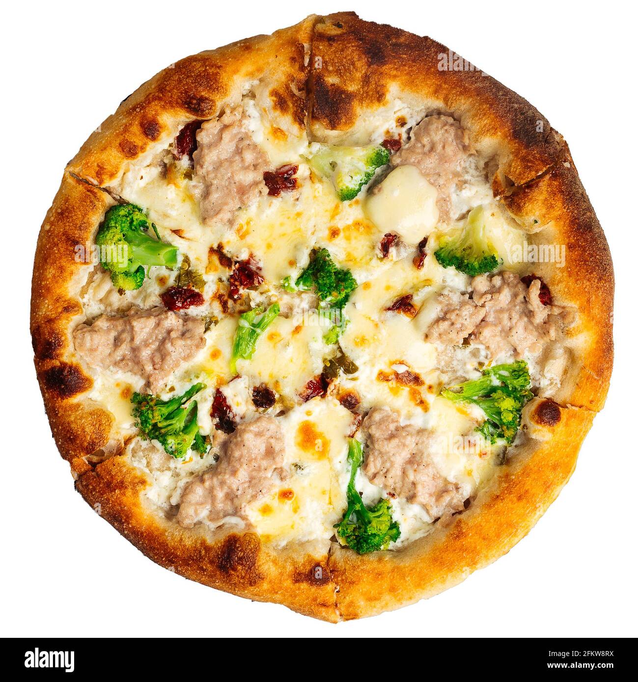 Bbq Chicken Pizza Stock Photo - Download Image Now - Pizza