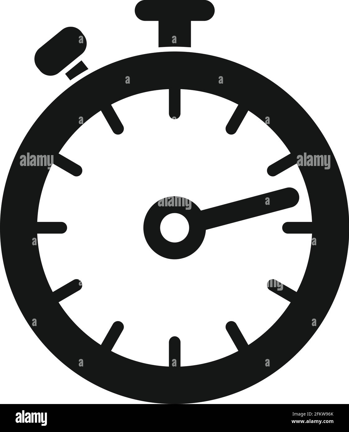 Driving school stopwatch icon, simple style Stock Vector Image & Art ...