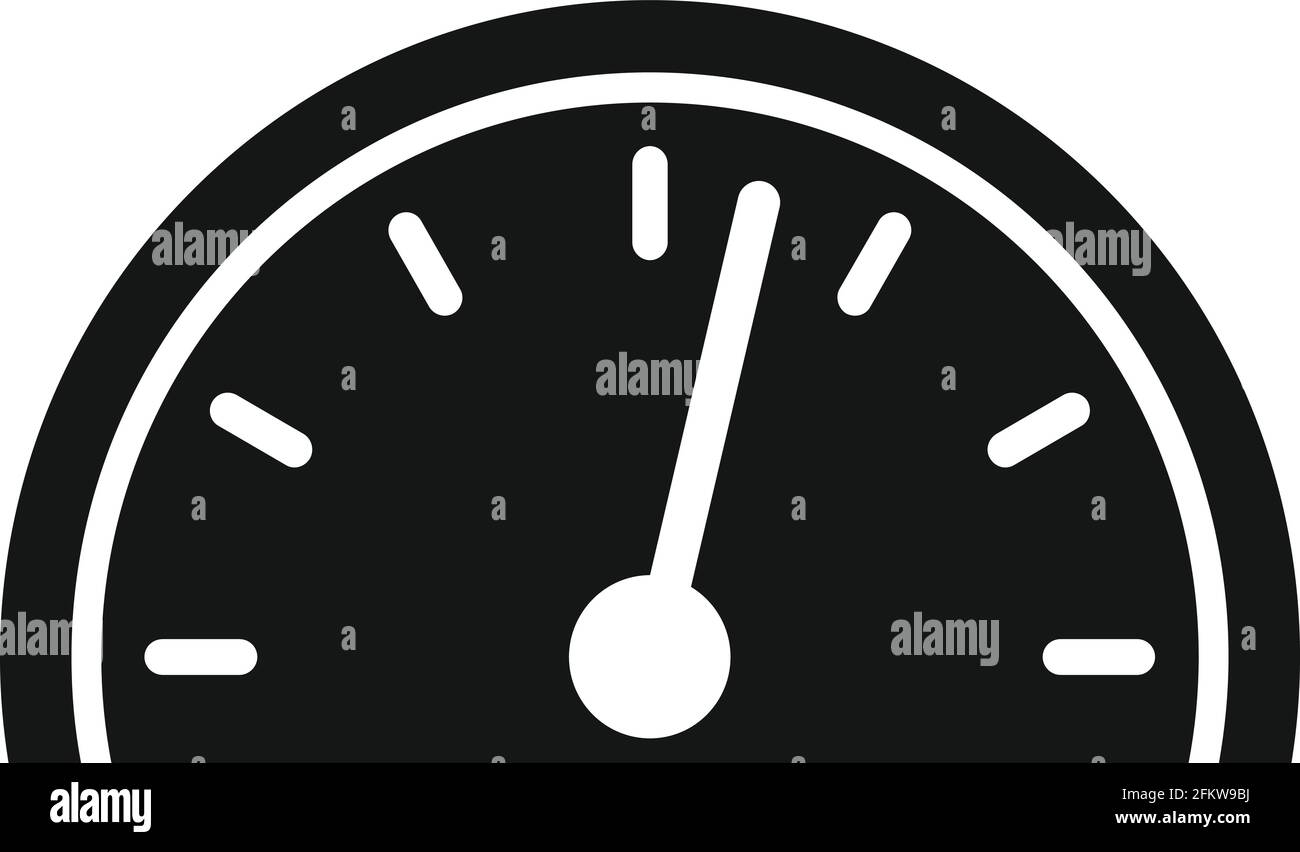 Car speedometer icon, simple style Stock Vector Image & Art Alamy