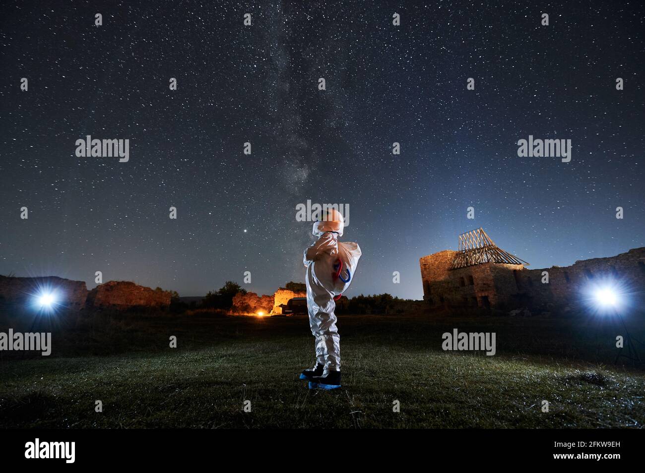 Man in helmet special suit hi-res stock photography and images - Alamy