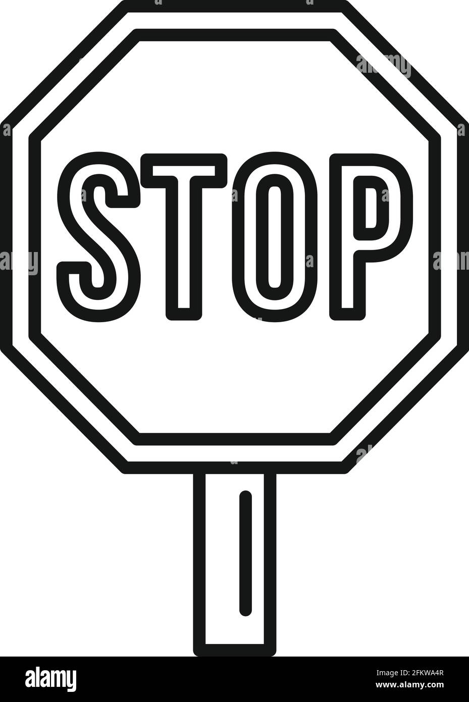 Black And White Yield Sign