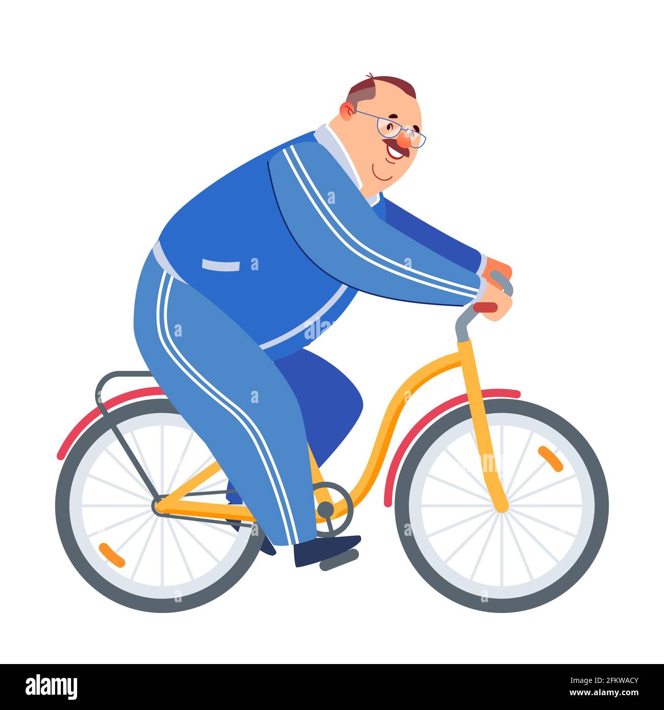 Bicycle funny adult elderly hires stock photography and images Alamy