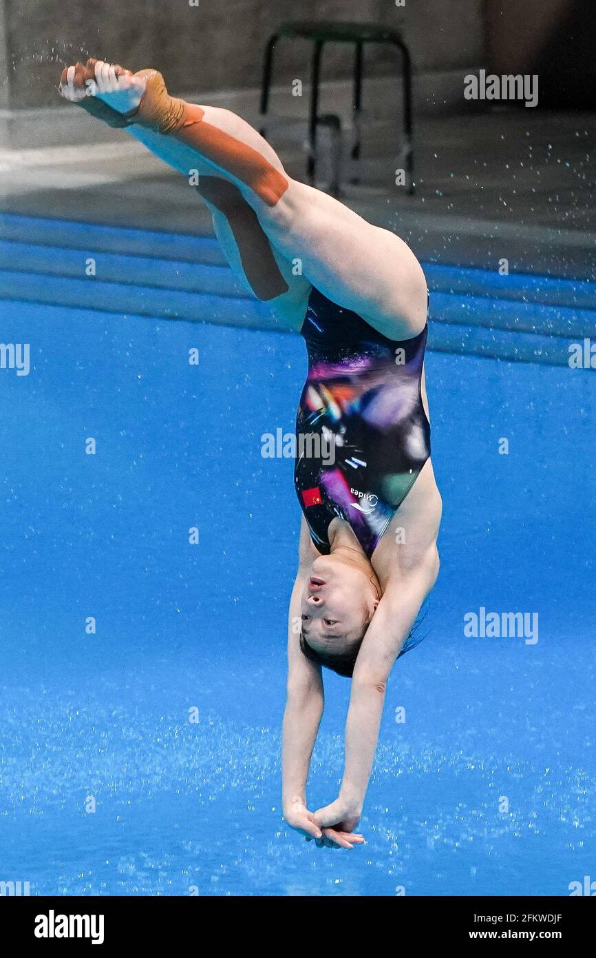 Tokyo 4th May 21 Chang Yani Of China Competes During The Women S 3m Springboard Final At The Fina Diving World Cup 21 In Tokyo Japan On May 4 21 Credit Christopher Jue Xinhua Alamy