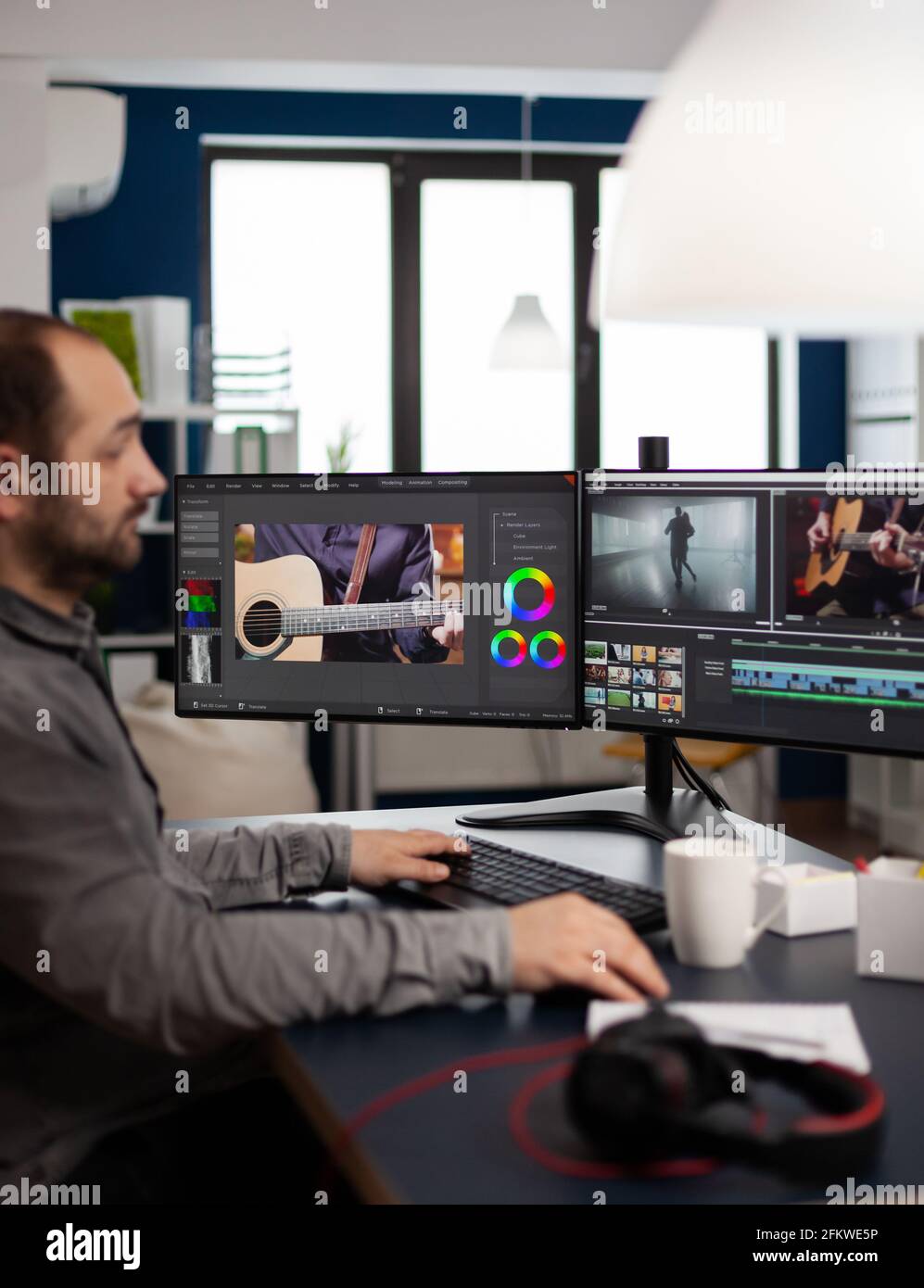 Video two graphic designer taking hi-res stock photography and images ...