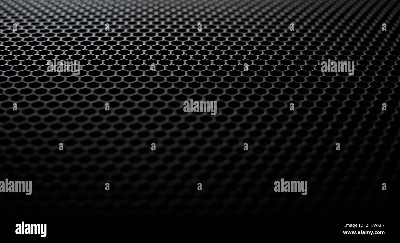 Black gradient grate texture as a background. Stock Photo