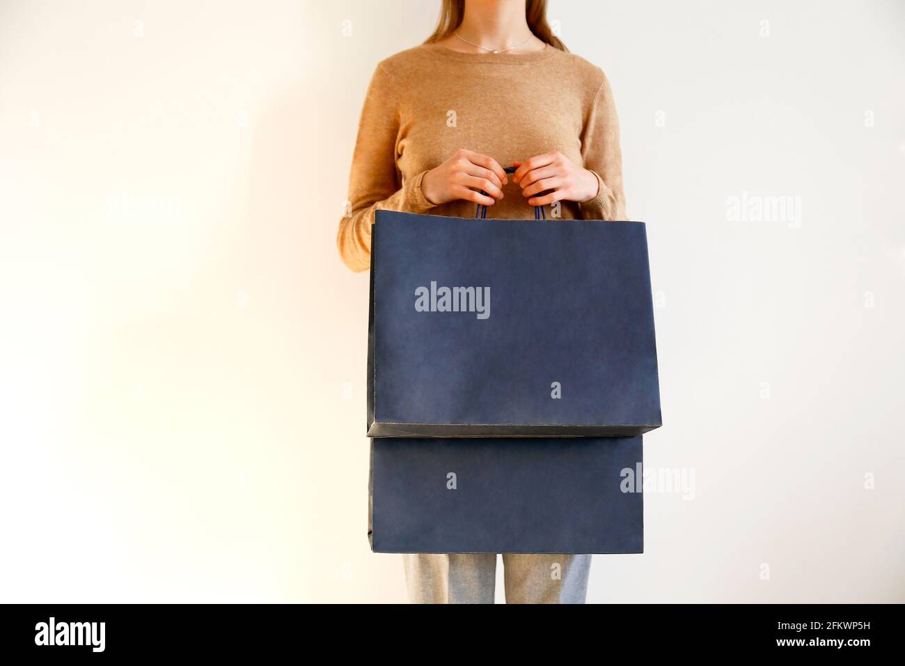 Classic paper bag skinny cheap pants