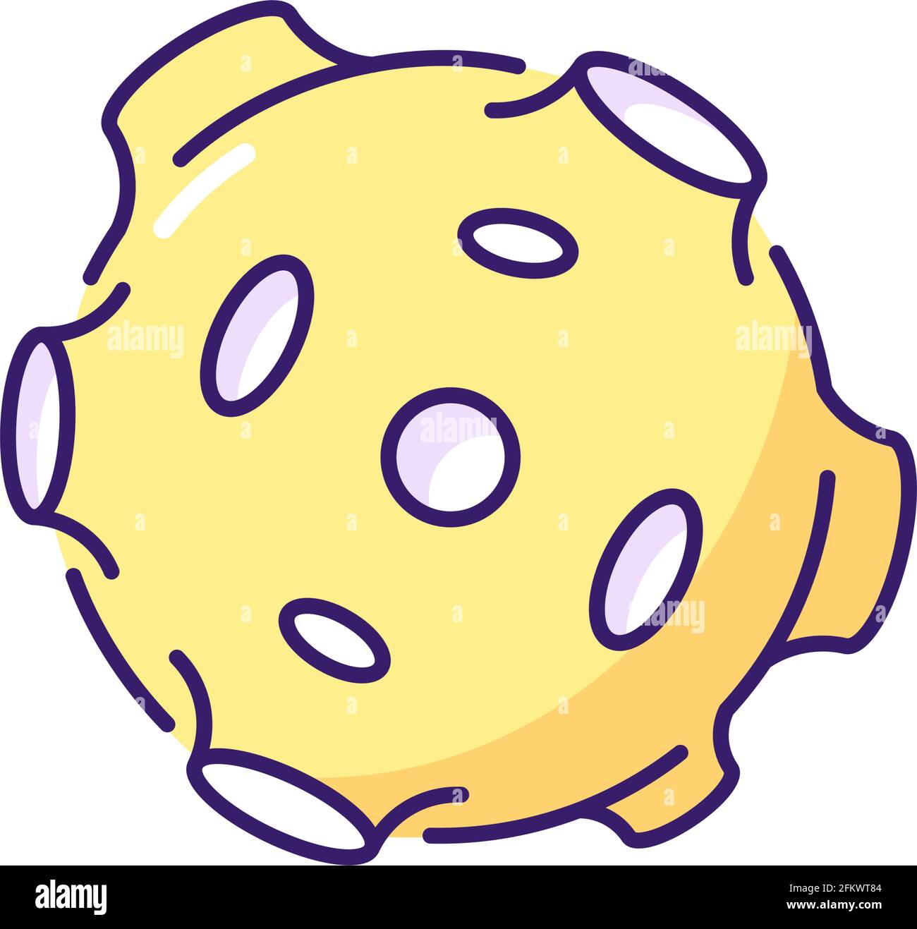 Moon RGB color icon Stock Vector Image & Art Alamy