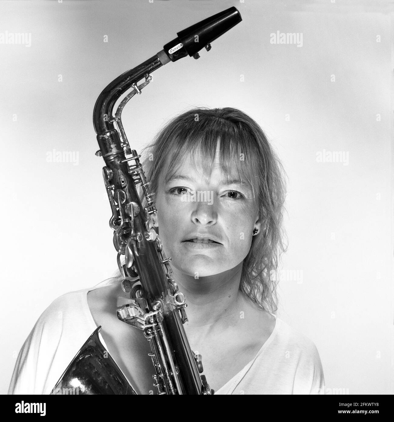 British Saxophonist Barbara Thompson 1996 Stock Photo Alamy