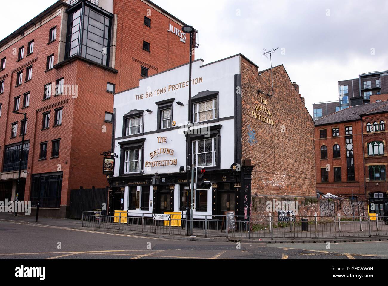 The Briton's Protection. Great Bridgewater Street, Manchester. Stock Photo