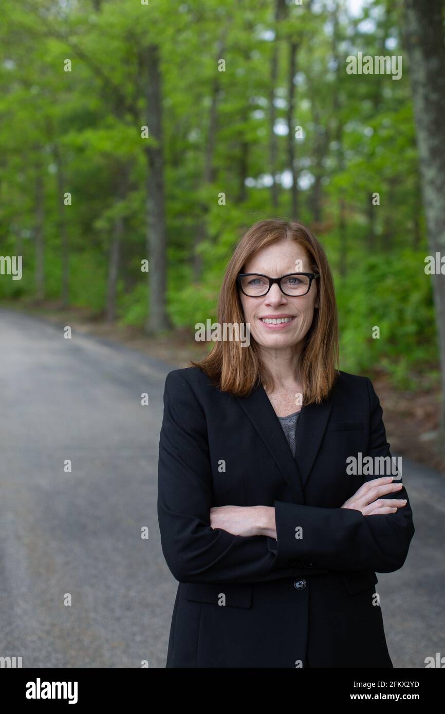 Christine Riley Miller - Director of Sustainability - Samsonite , headquarter Mansfield,Massachusetts , USA Stock Photo