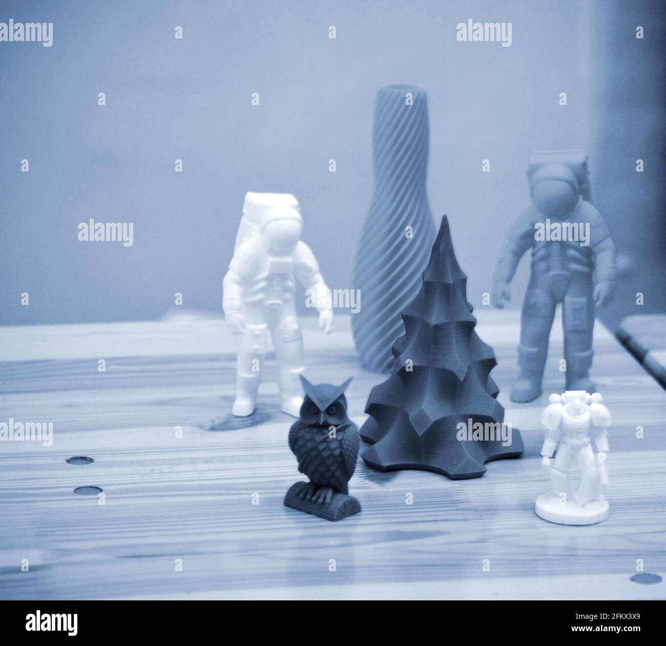 Model printed on 3d printer. Progressive modern additive technology ...