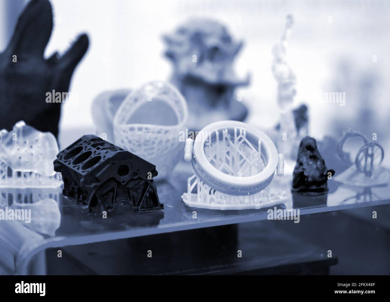 Objects photopolymer printed on a 3d printer Stock Photo - Alamy
