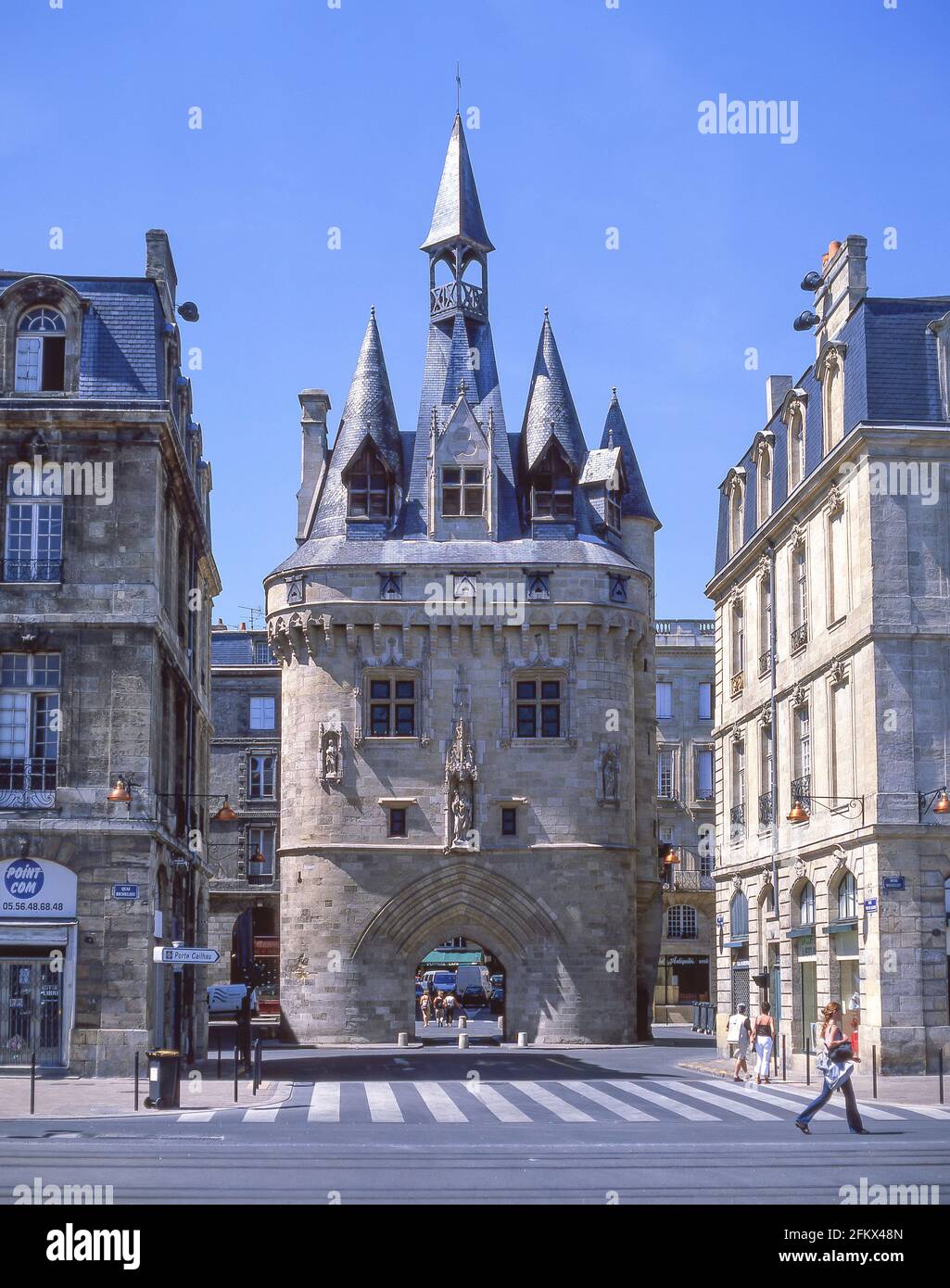 Porte Cailhau, Bordeaux, Gironde. Aquitaine, France Stock Photo