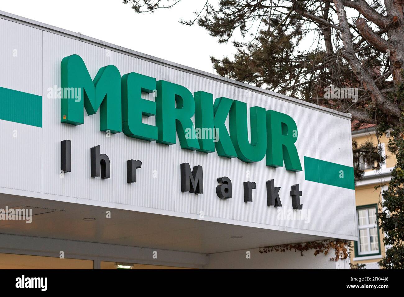 Merkur Markt, Branch, Austria Stock Photo Alamy