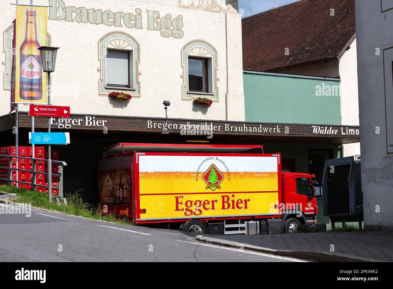 Brewery Egg, Bregenzerwald Brewery In Vorarlberg, Austria Stock Photo