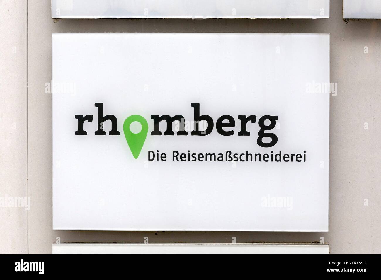 Rhomberg Tailoring, Travel, Dornbirn, Vorarlberg, Austria Stock Photo