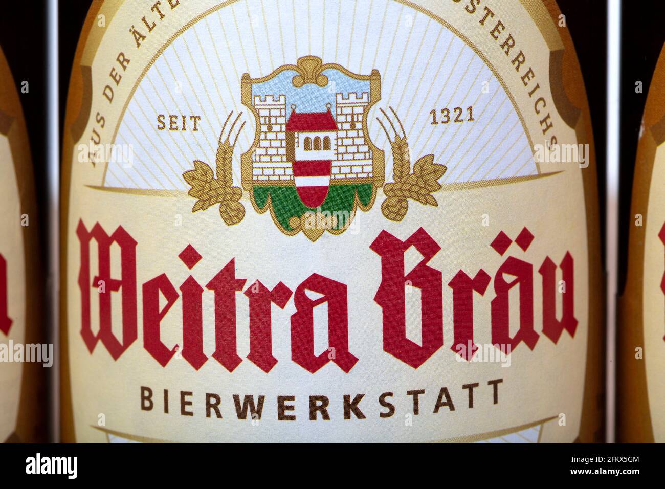 Weitra Bräu, Private Brewery Weitra, Austria Stock Photo