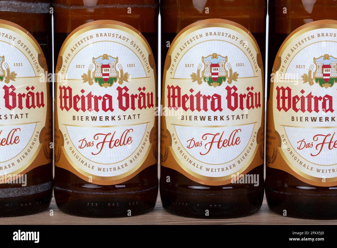 Weitra Bräu, Private Brewery Weitra, Austria Stock Photo