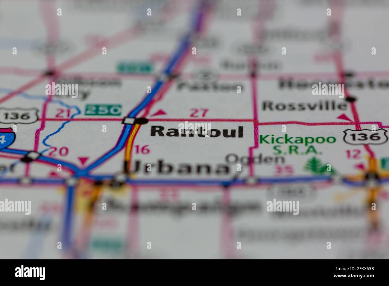 Map of rantoul hires stock photography and images Alamy