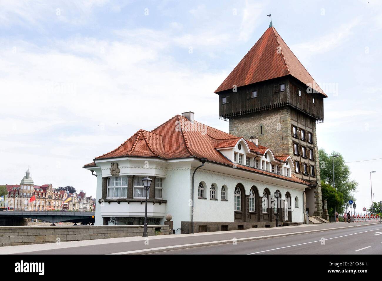 Rheintorturm, Constance At Lake Constance, Germany Stock Photo Alamy