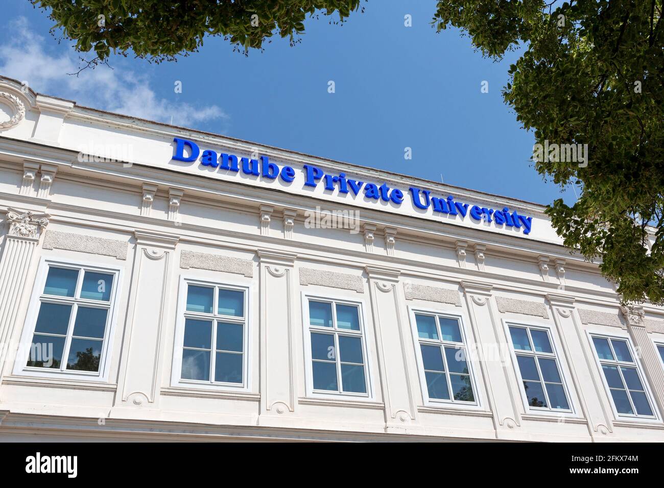 Danube Private University In Krems Lower Austria, Austria Stock Photo