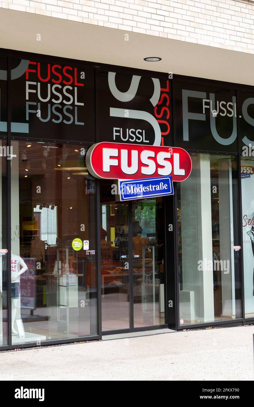Fussl Modestraße, Textile Trade Stock Photo