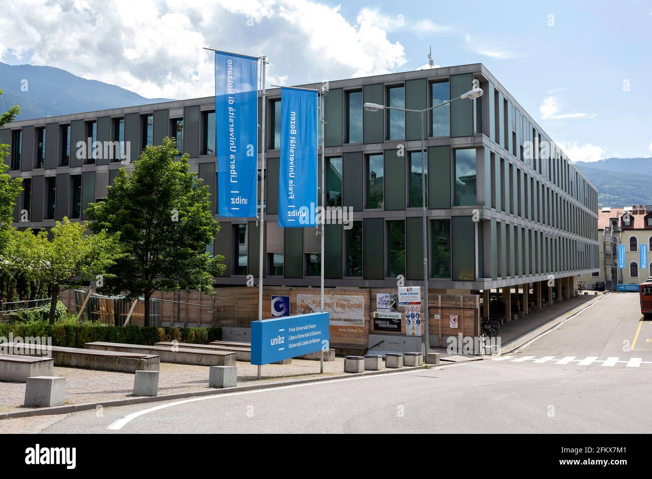 UNIBZ, Free University Bozen In Brixen, South Tyrol, Italy Stock Photo