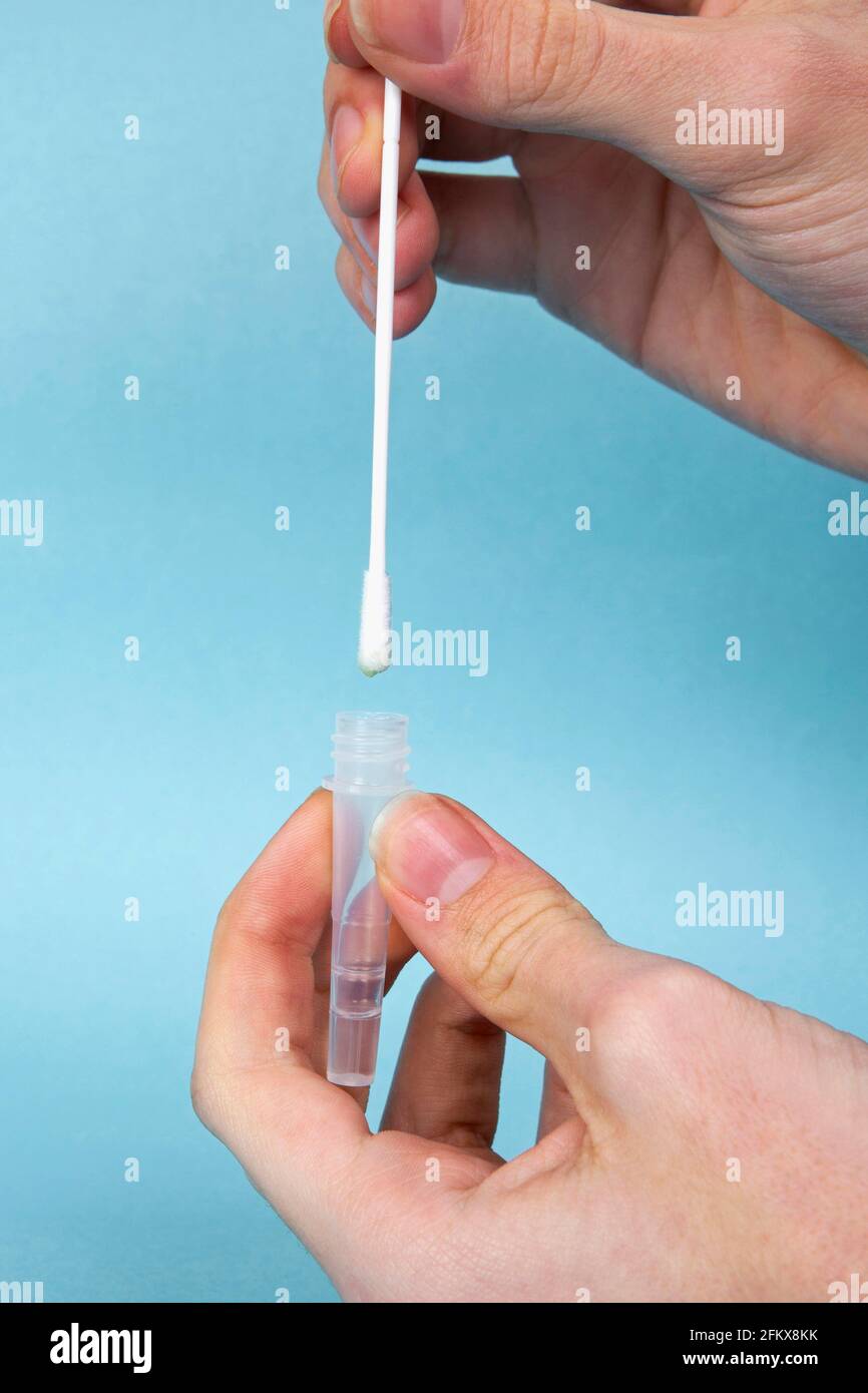 Disposable Swabs In Buffer Solution, Covid 19 Antigen Rapid Test, Self