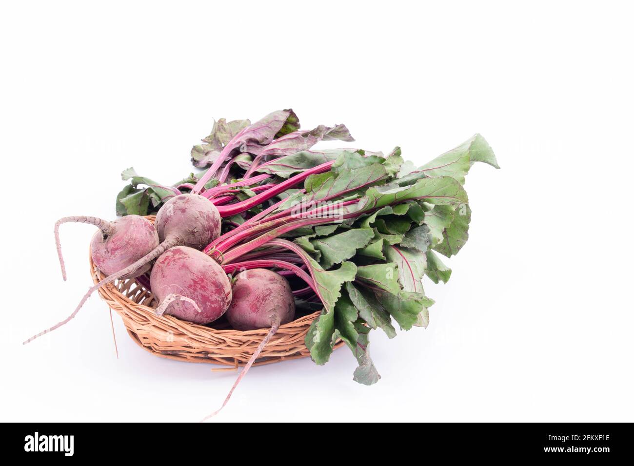 Beetroot Desi Chukandar With Green Leaves Is Consumed As Salad Or Juice. Rich Source Of Iron And Fiber Strengthens Liver And Helps Recover From Iron D Stock Photo