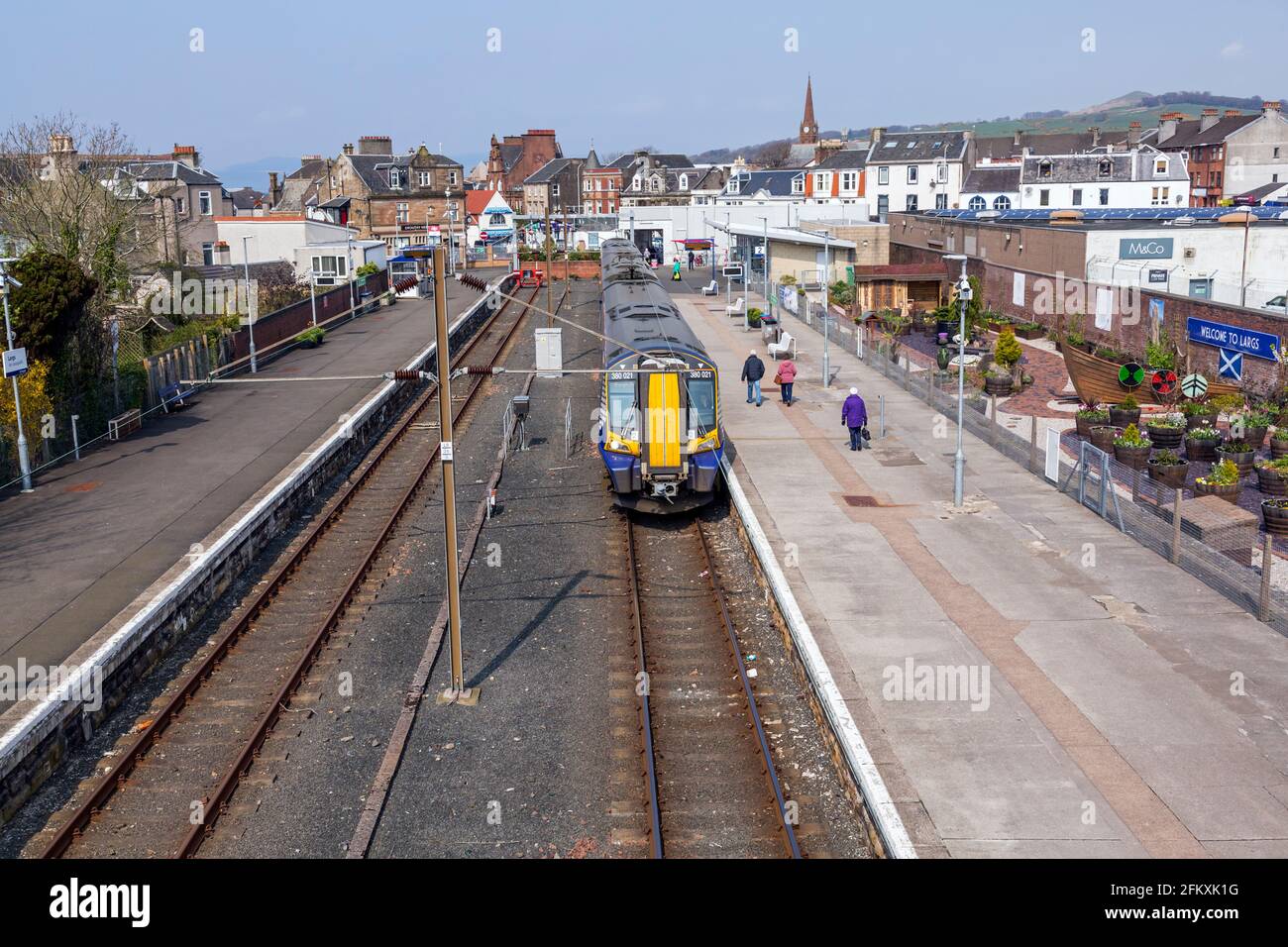 Largs Train Station, North Ayrshire, Scotland, UK Stock Photo Alamy