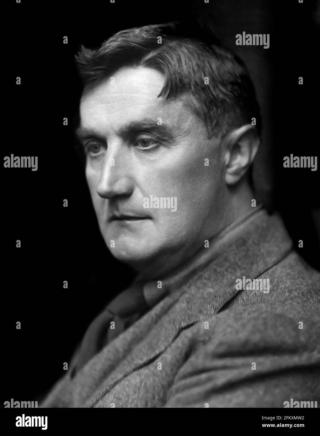 Ralph Vaughan Williams. Portrait of the English composer, Ralph Vaughan Williams (1872-1958), c. 1921 Stock Photo