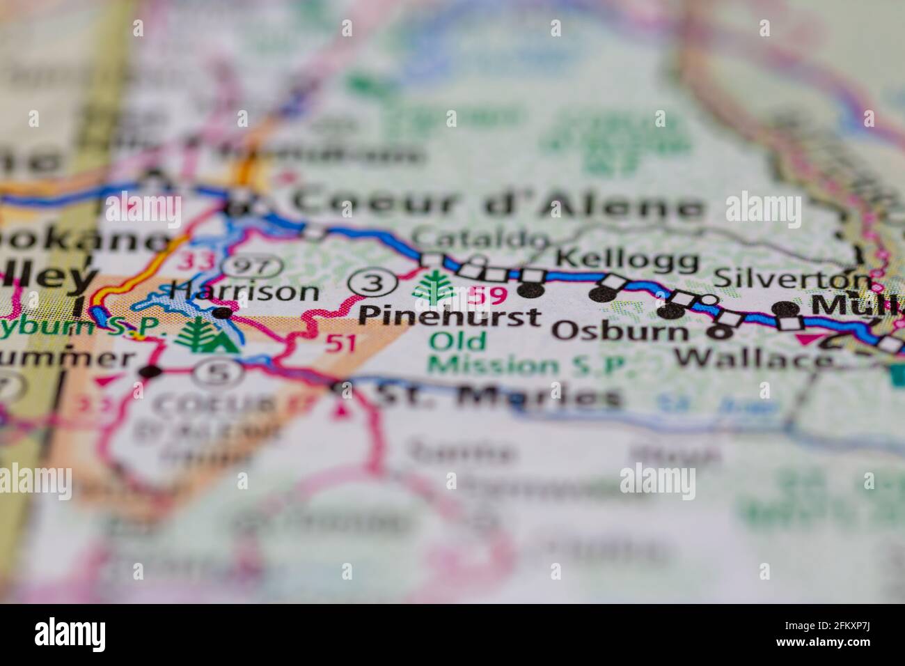 Pinehurst map hires stock photography and images Alamy