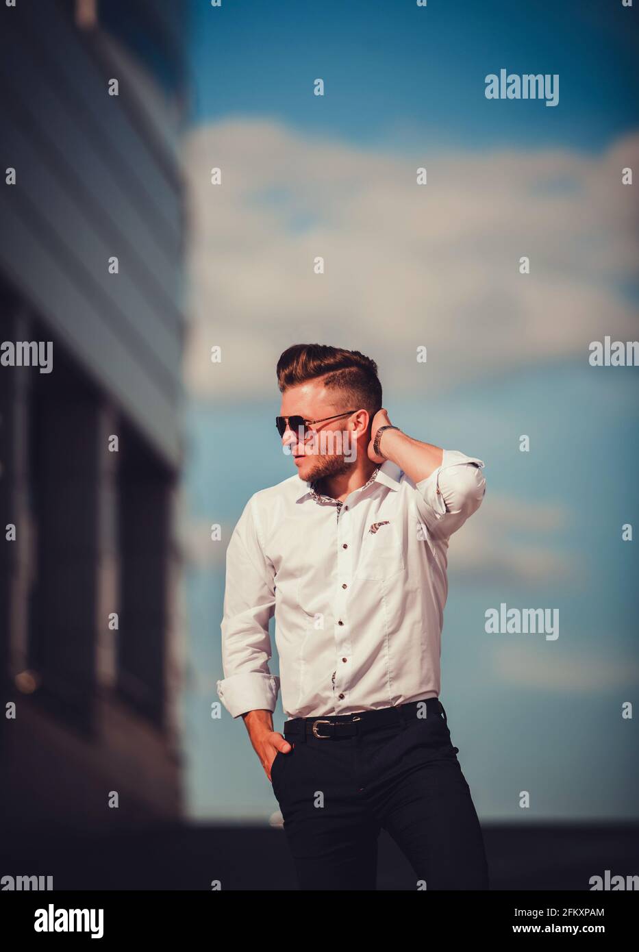 Attractive young male hi-res stock photography and images - Alamy