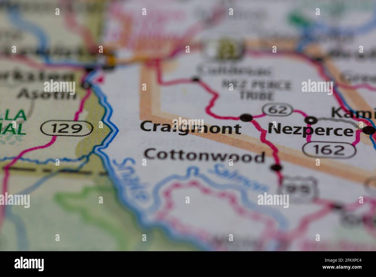 Craigmont on a map hires stock photography and images Alamy
