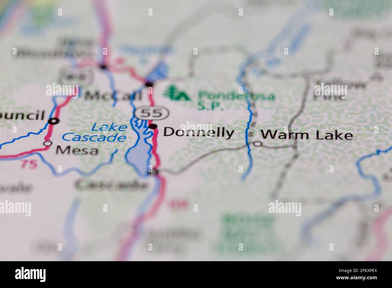 Map of donnelly hires stock photography and images Alamy