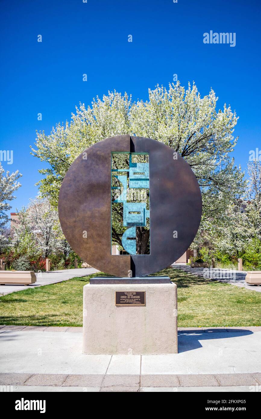 Santa Fe, NM, USA - April 14, 2018: the very beauty of 'Passage' art c Stock Photo