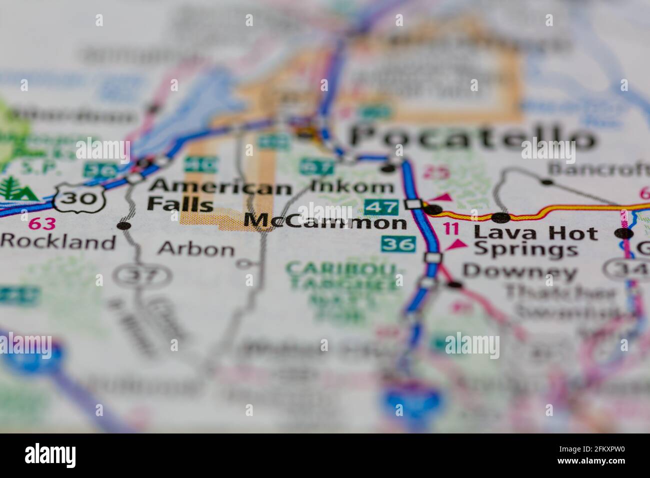 Mccammon map hires stock photography and images Alamy