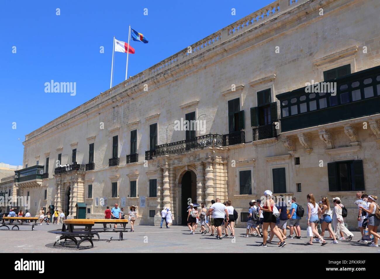 Europe, Malta, La Valletta, Grand Master's Palace. - SuperStock