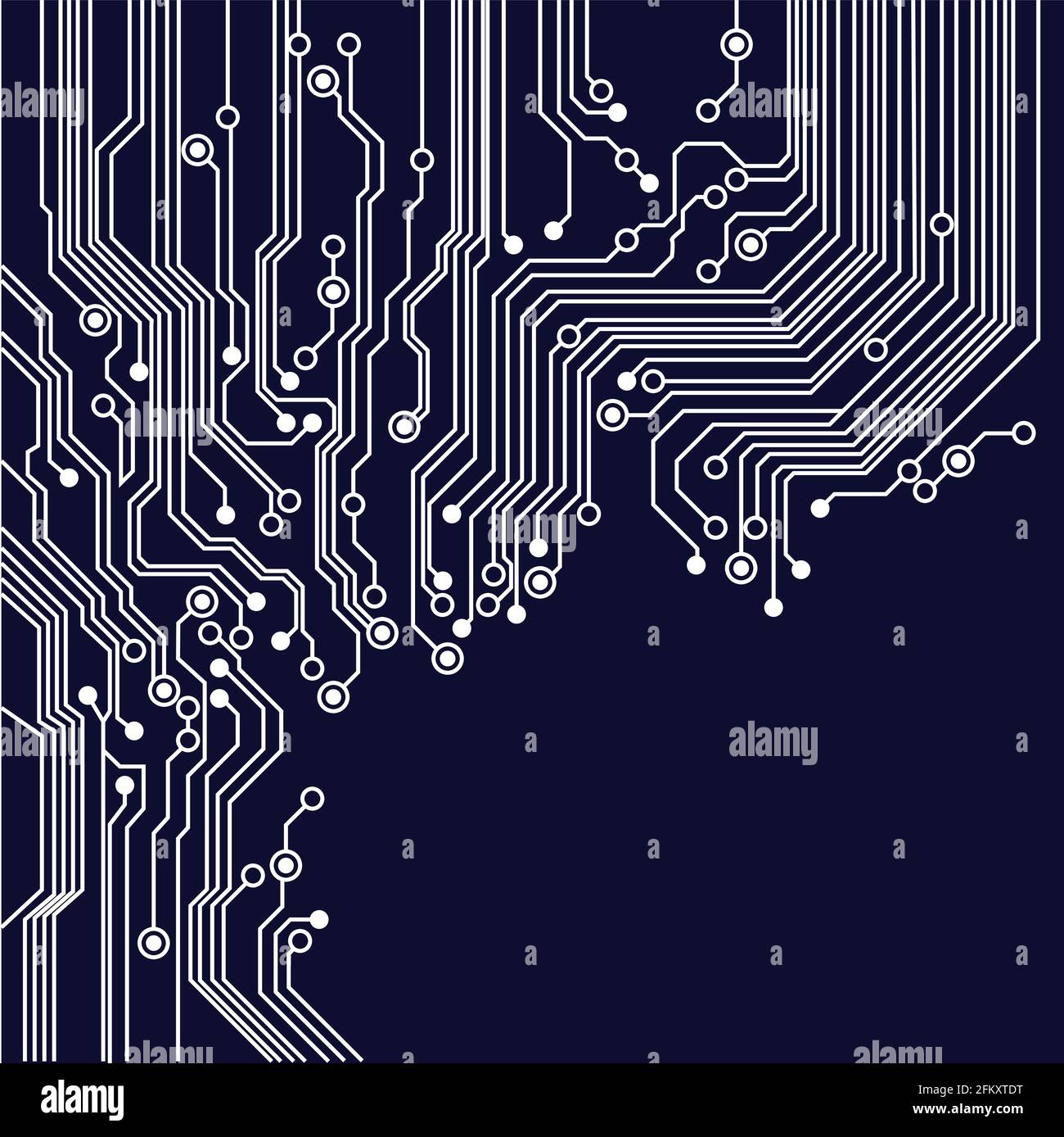 Electricity Illustration Circuit Board Abstract Background Vector Stock ...