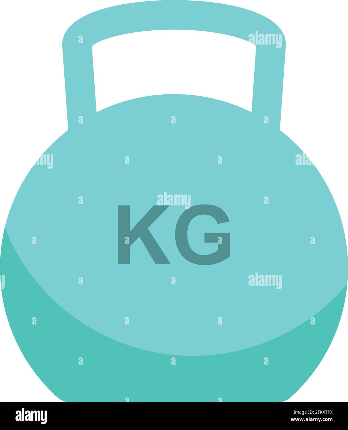 kettlebell icon on white background Stock Vector Image & Art - Alamy