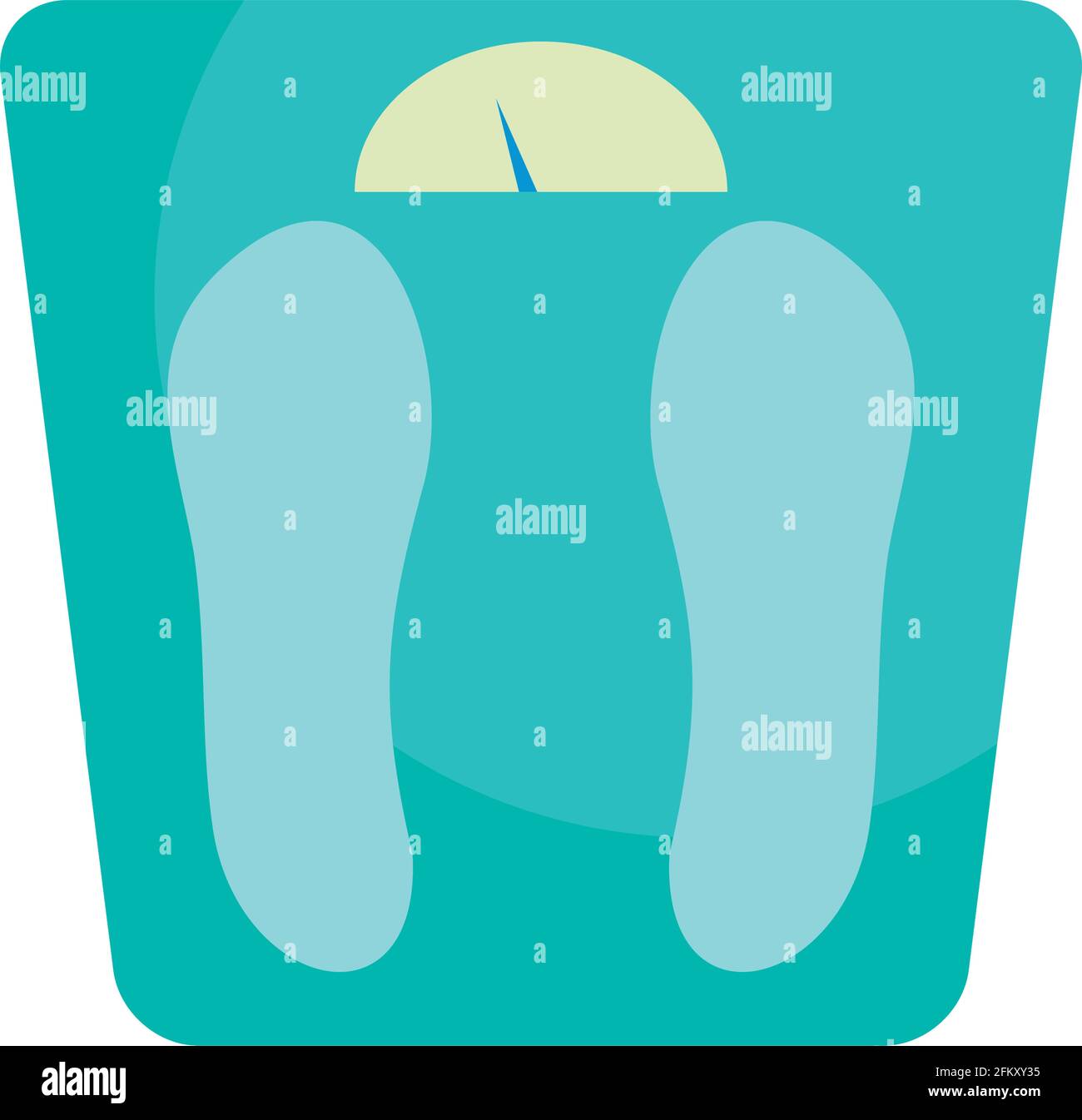 weight scale on white background Stock Vector Image & Art - Alamy