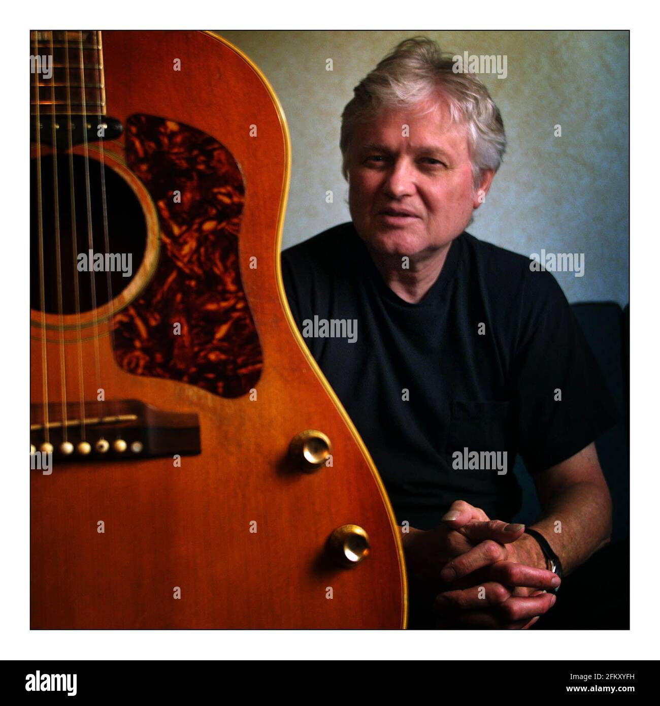 Chip Taylor song writer and musician wrote Angel of the Morning and  Wild Thing  on tour of the UK July 2001 Stock Photo