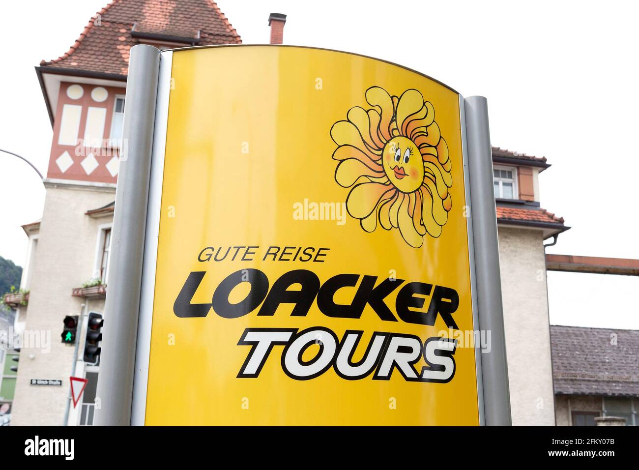 Travel Agency, Loacker Tours Stock Photo